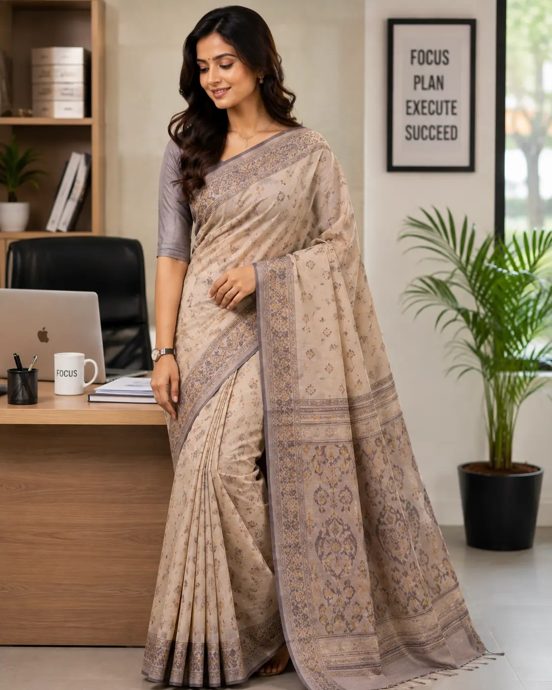 Office wear sarees